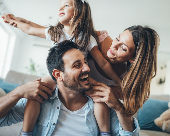 Parents et fille